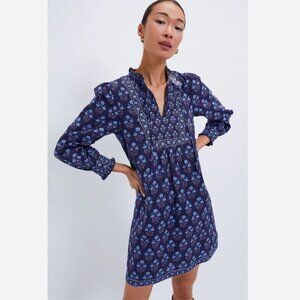 Tuckernuck Navy Blue Long-Sleeve Dress (size M)